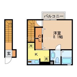 ハイネス梁川の物件間取画像